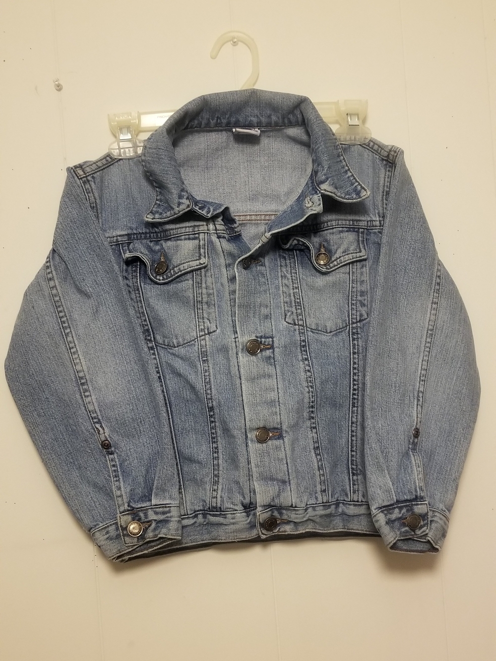 Old Navy Light Blue Womens Denim Jacket - Classic Jean Style